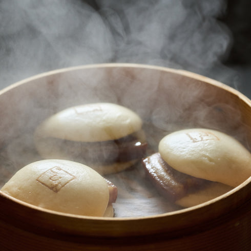 皮付三枚肉の角煮まん