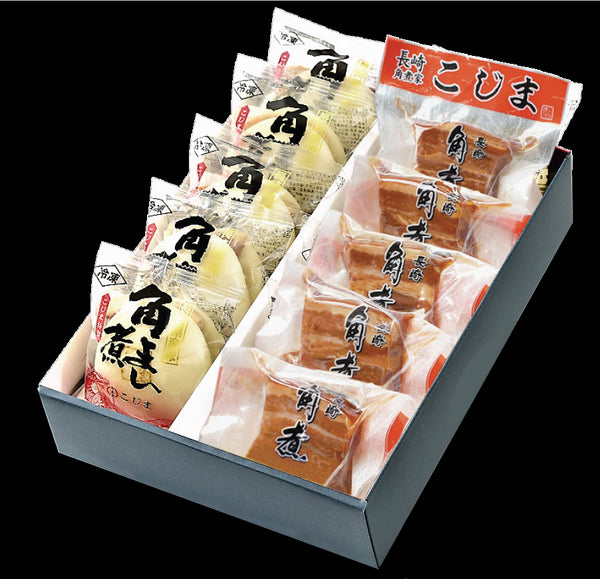 長崎県産角煮まん5個・角煮5個詰合せ